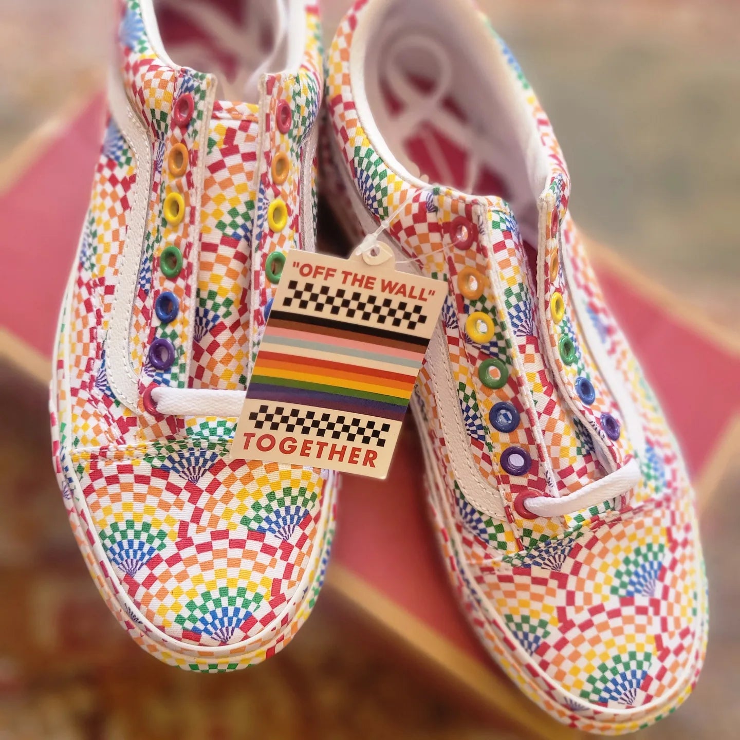 NIB Old Skool Platform Pride Vans